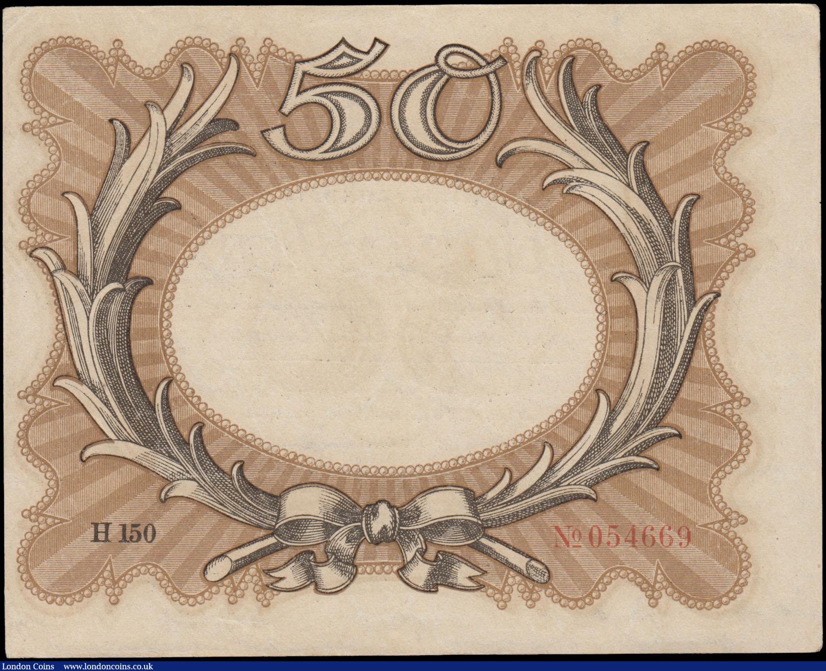 London Coins : A171 : Lot 132 : Germany Reichsbanknote 50 Mark "The Egg Note" ("Eierschein" as known by German c...