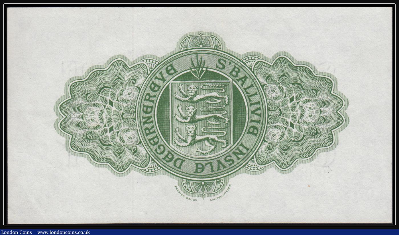 London Coins : A171 : Lot 143 : Guernsey 1 Pound Pick 43c (GU 33b) a LAST date for type 1st July 1966 signature Guillemette serial n...