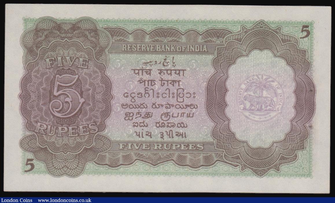 London Coins : A171 : Lot 148 : India 5 Rupees (1937) JB Taylor Pick 18 Unc