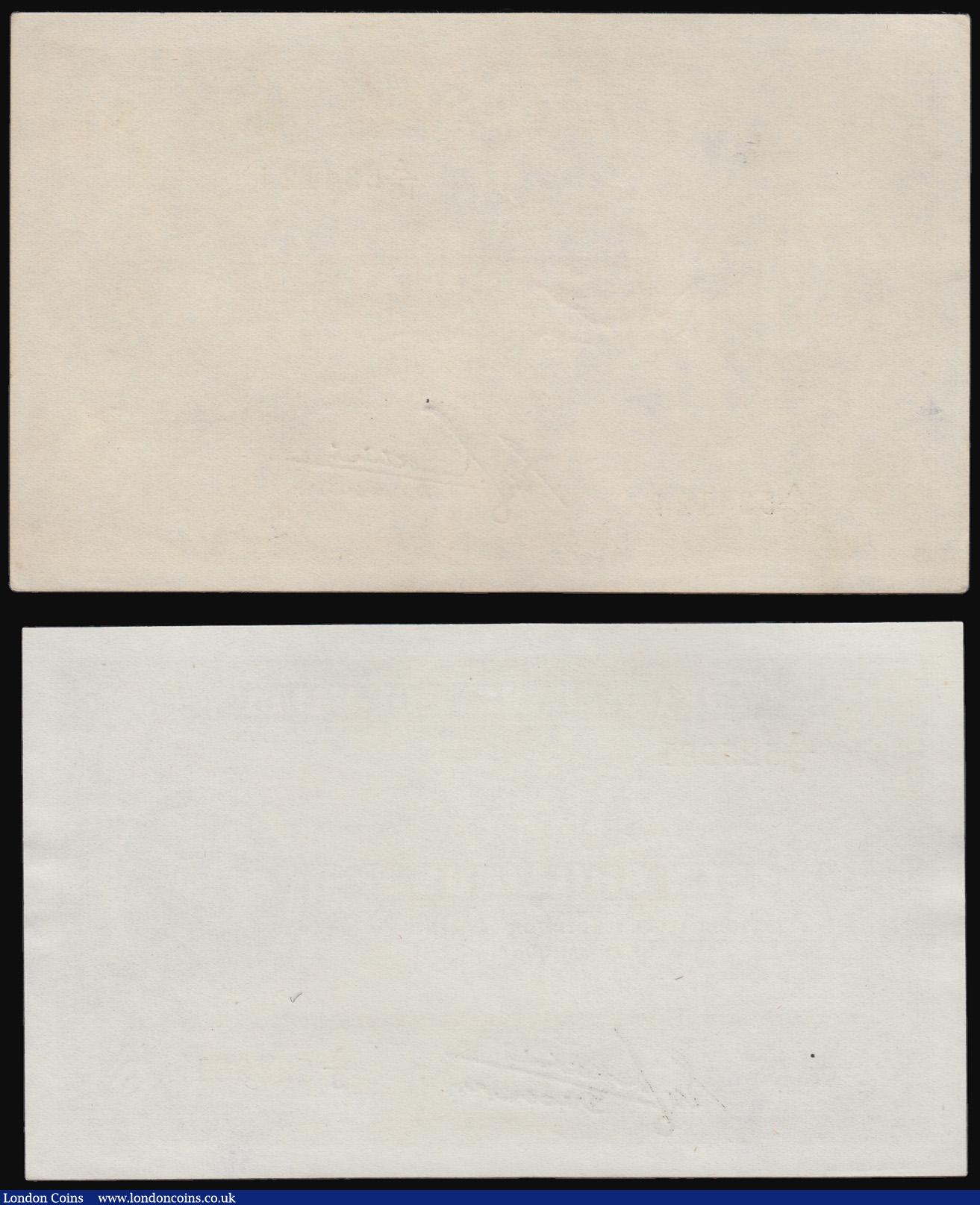 London Coins : A171 : Lot 191 : Malta One Pound (ND 1940) Pick 20 Cuschieri AU and Ten Shillings P19 aU-Unc