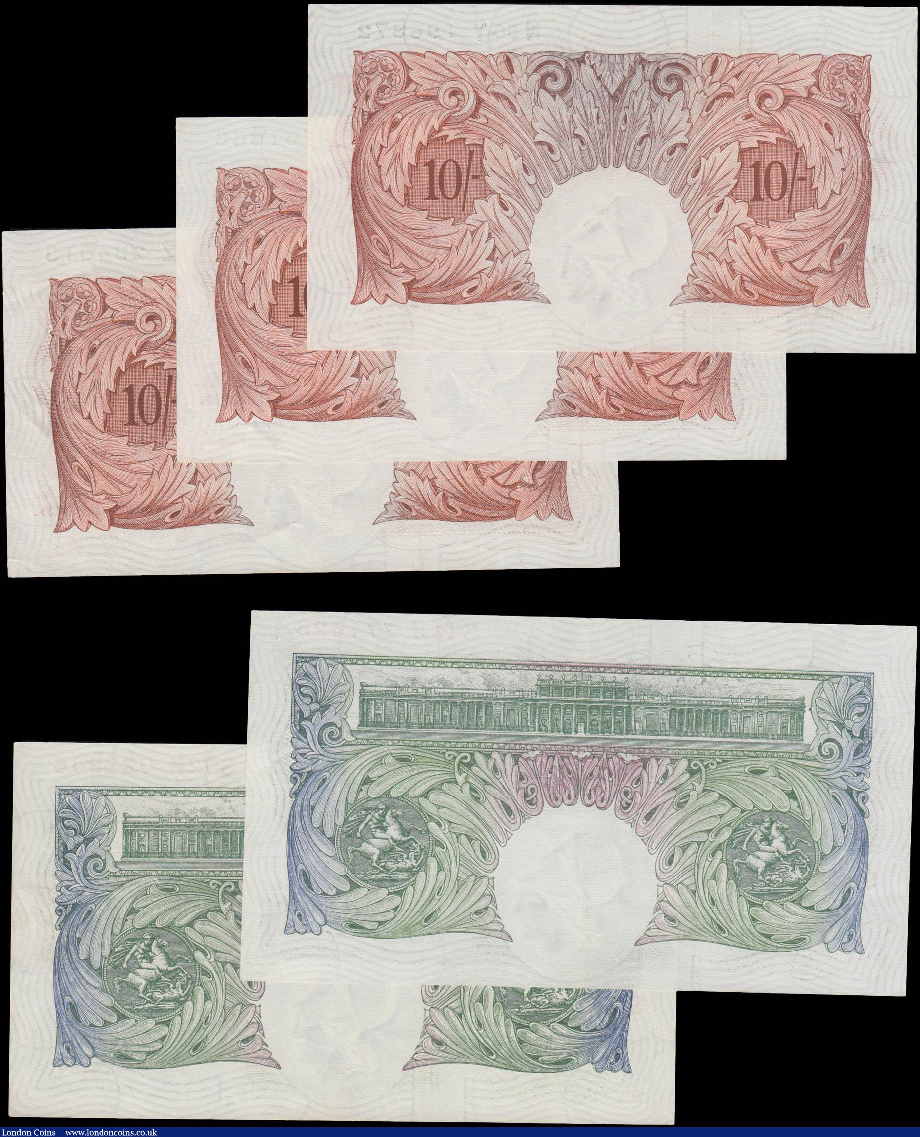 London Coins : A171 : Lot 26 : Bank of England O'Brien & Hollom 1955-63 issues (11) in various high grades about EF - GEF ...