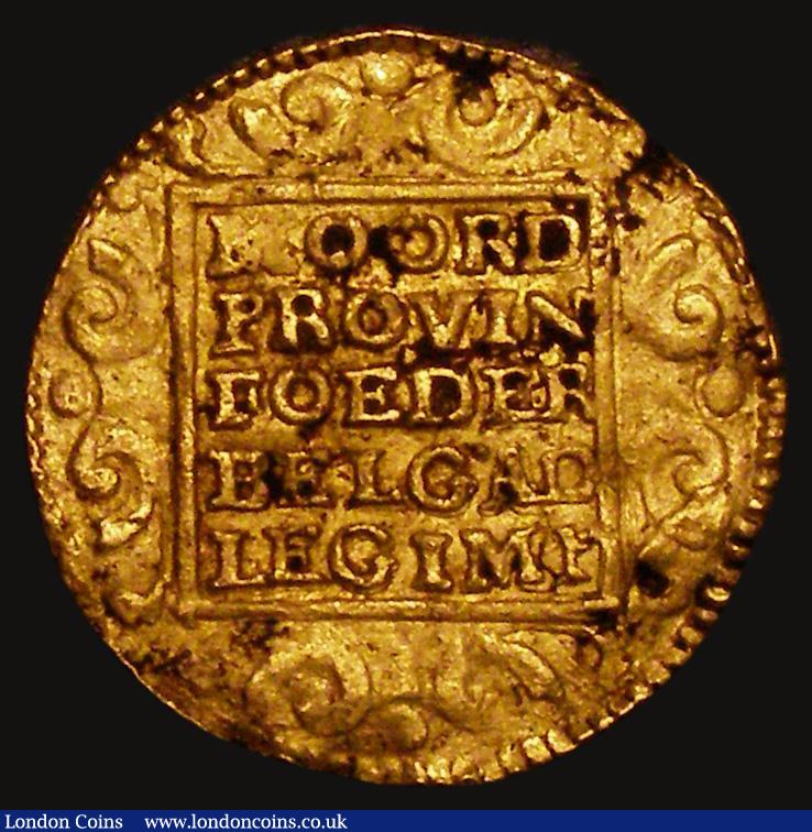 London Coins : A171 : Lot 680 : Netherlands - Utrecht Gold Ducat 1711 Mint mastersign: Rose KM#7.4 Fine, ex-mount