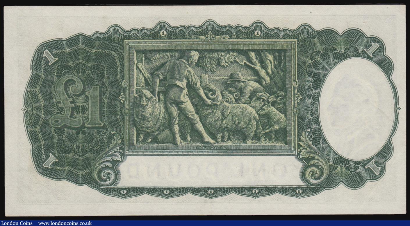London Coins : A171 : Lot 82 : Australia Commonwealth 1 Dollar Pick 26b serial number H/71 893963 signatures H. T. Armitage and S. ...