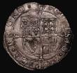London Coins : A171 : Lot 1257 : Shilling Charles I Group E, Fifth Aberystwyth Bust, type 4.1var, larger bust with rounded shoulder, ...