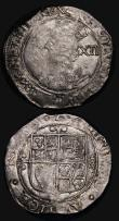 London Coins : A171 : Lot 1259 : Shilling Charles I Group F, Sixth Large 'Briot' Bust, double arched crown, S.2799 mintmark...
