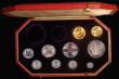 London Coins : A171 : Lot 342 : Proof Set 1911 Short Set (10 Coins) Sovereign, Half Sovereign, Halfcrown, Florin, Shilling, Sixpence...