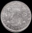 London Coins : A171 : Lot 673 : Mexico 8 Reales 1796 MO FM KM#109 the obverse with two small chopmarks, the reverse lustrous, in an ...