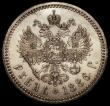 London Coins : A171 : Lot 695 : Russia Rouble 1886 A? Y#46 Near EF, the obverse with a thin scratch in the field, A high grade examp...