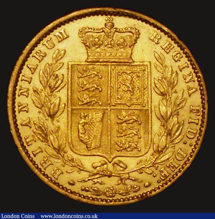 London Coins : A172 : Lot 1331 : Sovereign 1860 Inverted A for V in VICTORIA, 1 over inverted 1 in the date, giving the appearance of...