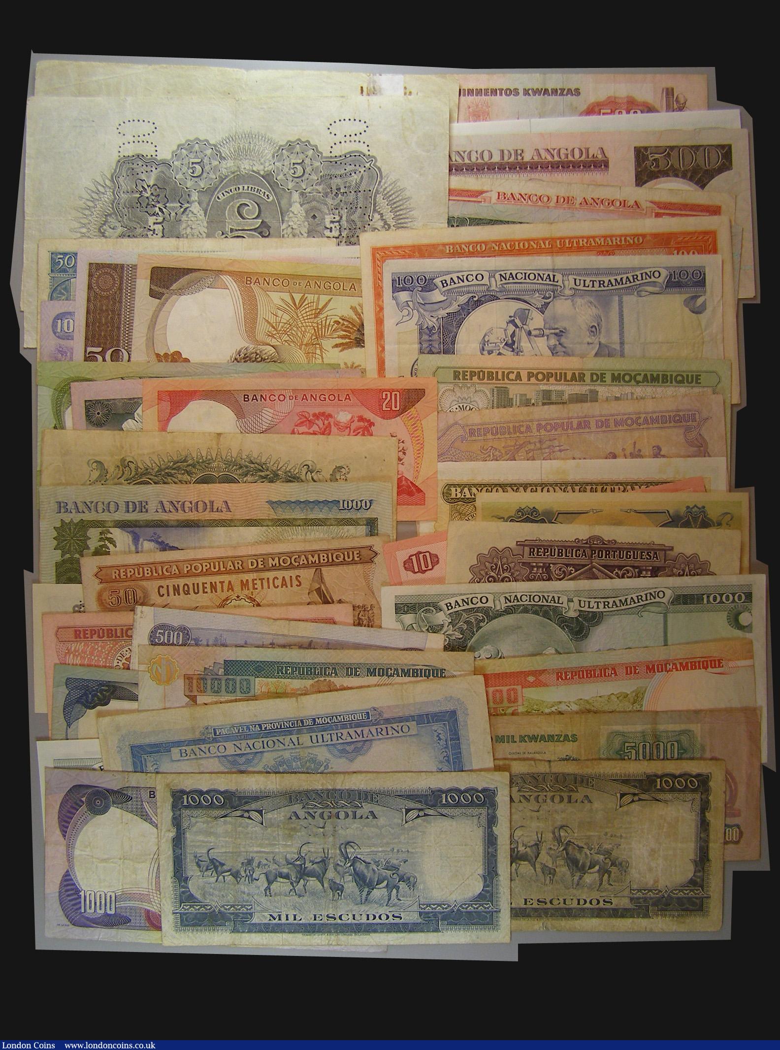 London Coins : A172 : Lot 147 : Portuguese colonial (40) with issues dating back to 1919 mostly Mozambique and Angola, circulated gr...
