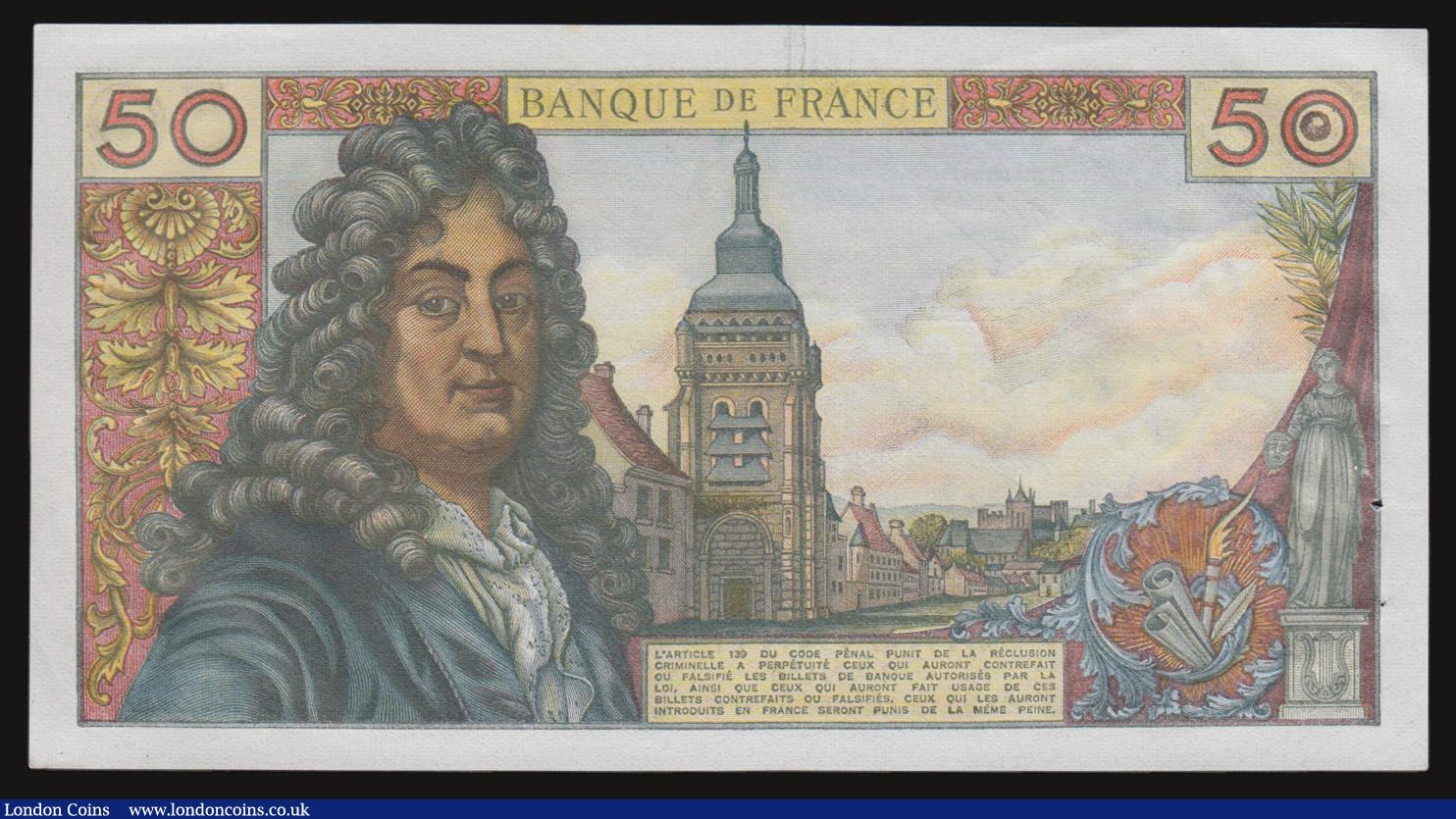 London Coins : A172 : Lot 94 : France 50 Francs 4.10.1973 Pick 148d Unc