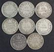 London Coins : A172 : Lot 1642 : Sixpences (8) 1866 ESC 1715, Bull 3213, Die Number 56 VG or slightly better, 1871 ESC 1723, Bull 322...