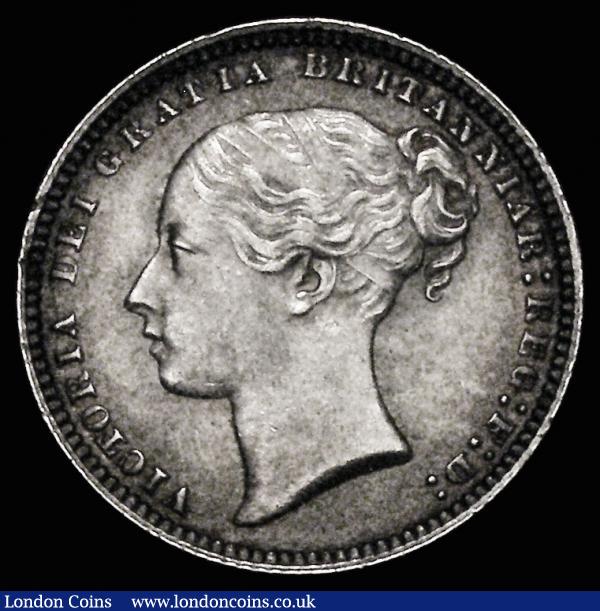 Shilling 1877 ESC 1329, Bull 3047 Die Number 19 GEF and richly toned : English Coins : Auction 173 : Lot 2085