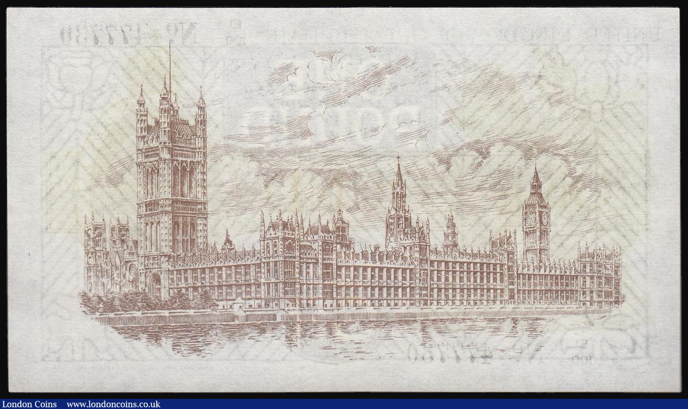 London Coins : A173 : Lot 15 : One pound Warren Fisher T31 issued 1923 series E1/100 477730, EF