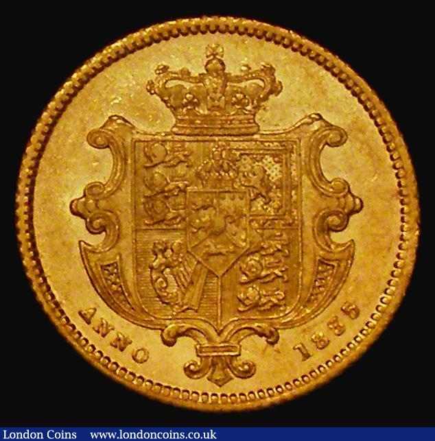 London Coins : A173 : Lot 1816 : Half Sovereign 1835 Marsh 411, S.3831 GVF/VF with some contact marks all William IV Half Sovereigns ...