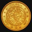 London Coins : A173 : Lot 1277 : Egypt 100 Piastres Gold AH1340 (1922) KM#341 GEF/AU and lustrous