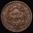 London Coins : A173 : Lot 1591 : USA One Cent 1838 Breen 1869, upper left serif in E of LIBERTY weak as often, (see notes in Breen) V...
