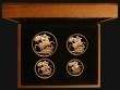 London Coins : A173 : Lot 528 : The United Kingdom 2013 Sovereign Four-Coin Proof Set comprising Two Pounds, Sovereign, Half Soverei...