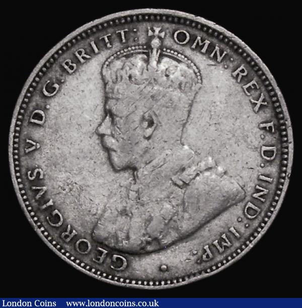 Australia Shilling 1915H KM#26 Near Fine/Fine, Very rare, the only Heaton Mint coin in the series, always a rare and sought after type  : World Coins : Auction 174 : Lot 1163