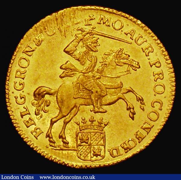 Netherlands - Groningen and Ommeland, Gold 7 Gulden  1761 KM#103 NEF with some adjustment lines at 11 o'clock  : World Coins : Auction 174 : Lot 1364