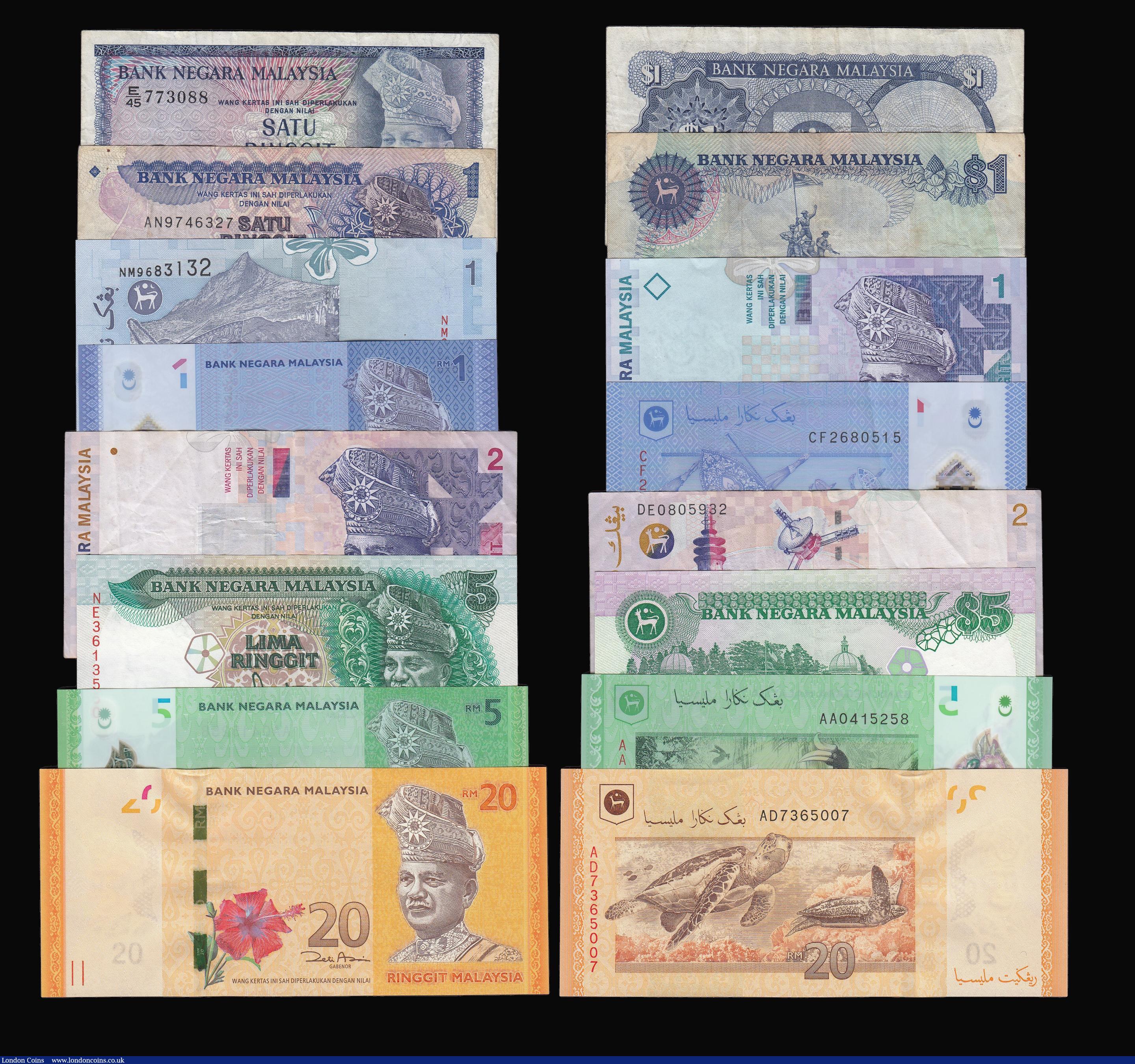 London Coins : A174 : Lot 116 : Malaya and British Borneo One Dollar 1959 issue, Printed by Waterlow and Sons, A/63 918053 Pick 8a A...