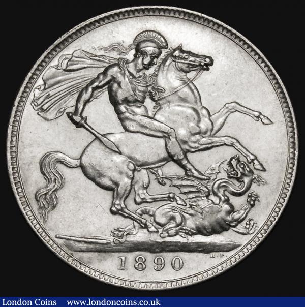 Crown 1890 ESC 300, Bull 2590, GVF/NEF : English Coins : Auction 174 : Lot 1543