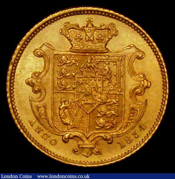 London Coins : A174 : Lot 1691 : Half Sovereign 1834 Small size 17.9mm diameter Marsh 410, S.3830 GEF and choice, the fields excellen...