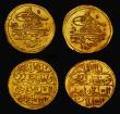 London Coins : A174 : Lot 1010 : Turkey Zeri Mahbub in gold AH1143 -1730 (5) KM#222 GVF to NEF