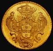 London Coins : A174 : Lot 1200 : Brazil 6400 Reis Gold 1790R KM#226.1 EF and lustrous, with some light contact marks on the reverse, ...