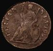 London Coins : A174 : Lot 1591 : Farthing 1699 Date in Legend, Last A in BRITANNIA unbarred, unlisted by Peck, S.3558, Bold VG/VG Rar...