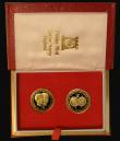 London Coins : A174 : Lot 622 : Isle of Man Gold Crowns (2) 1981 Royal Wedding of Prince Charles and Lady Diana Spencer, Reverse: Co...