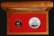 London Coins : A174 : Lot 651 : South Africa - The Winston Churchill Commemoration Set 2015 a 2-piece set comprising Quarter Krugerr...