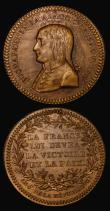London Coins : A174 : Lot 736 : France (2) - Napoleon I Commemorative Medal An 6 (1797) Paris , 34mm diameter in bronze, Obverse: Un...