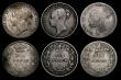 London Coins : A174 : Lot 927 : Sixpences (7) 1865 ESC 1714, Bull 3212, Die Number 2 Fine, pitted, 1866 ESC 1715, Bull 3213, Die Num...