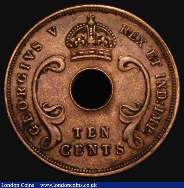 East Africa Ten Cents 1921 KM#19 GVF toned, the key date in the series : World Coins : Auction 175 : Lot 990