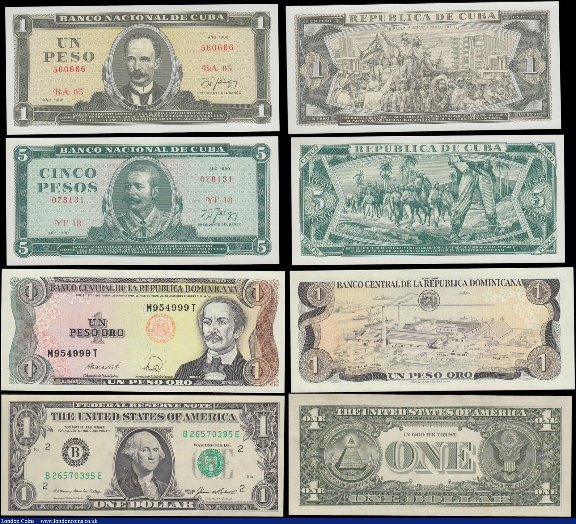 London Coins : A175 : Lot 150 : World (24) an attractive selection comprising America (North) & The Caribbean (10)  mostly about...
