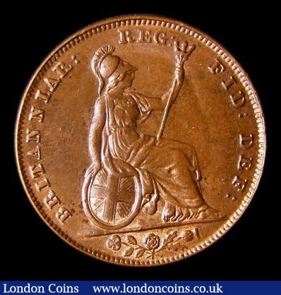 London Coins : A175 : Lot 1514 : Farthing 1839 FID: DEF: in legend Peck 1554 UNC with traces of lustre, in an LCGS holder and graded ...