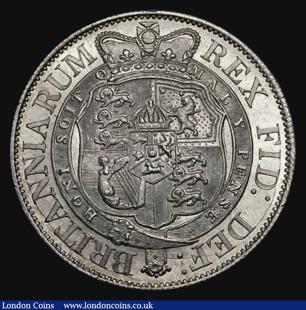 London Coins : A175 : Lot 1645 : Halfcrown 1817 Small Head ESC 618, Bull 2096 UNC with original mint lustre, a hint of golden toning ...
