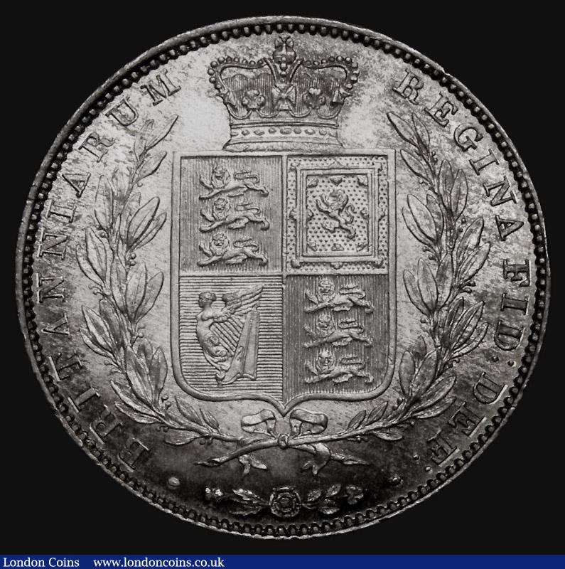 London Coins : A175 : Lot 1652 : Halfcrown 1840 ESC 673, Bull 2715 Lustrous UNC and choice, in an LCGS holder and graded LCGS 82, the...