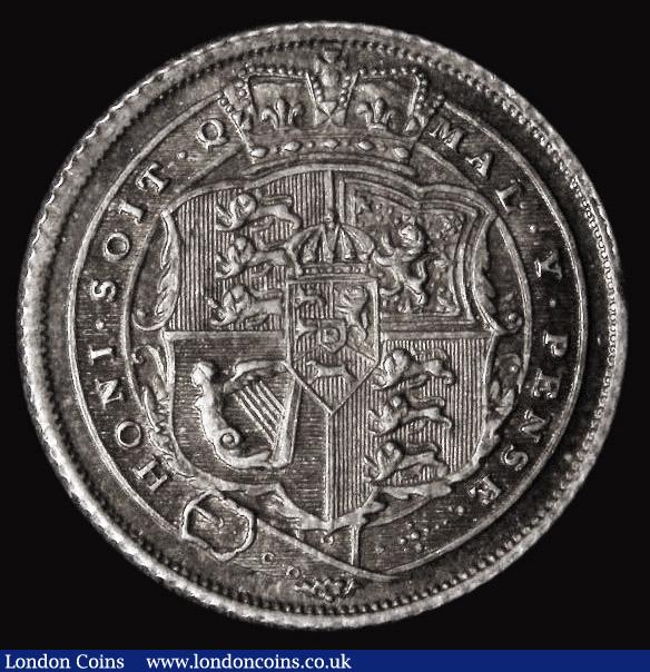 London Coins : A175 : Lot 2812 : Sixpence 1816 ESC 1630, Bull 2191 Choice UNC with a colourful original tone, in an LCGS holder and g...