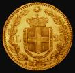 London Coins : A175 : Lot 1083 : Italy 20 Lire Gold 1882R KM#21a GEF and lustrous with some light contact marks