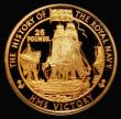 London Coins : A175 : Lot 1091 : Jersey £25 Gold 2004 History of the Royal Navy - HMS Victory KM#156 Gold Proof nFDC lightly to...