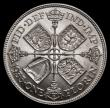 London Coins : A175 : Lot 1616 : Florin 1933 ESC 953, Bull 3791 UNC the obverse with some small areas of toning, the reverse fully lu...