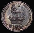 London Coins : A175 : Lot 1868 : Shilling 1826 Milled edge Proof ESC 1258, Bull 2411 nFDC with gold and blue-grey tone, retaining muc...