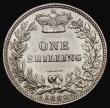 London Coins : A175 : Lot 1932 : Shilling 1880 ESC 1335, Bull 3063, Davies 913 dies 7C, EF with some hairlines and light contact mark...