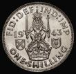 London Coins : A175 : Lot 1985 : Shilling 1943 Scottish, Specimen striking, unlisted by ESC, Davies or Bull who all list VIP Proofs. ...