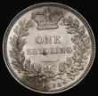London Coins : A175 : Lot 2743 : Shilling 1839 Second Young Head, No WW on truncation, ESC 1283, Bull 2979, Davies 853 dies 2A, EF or...