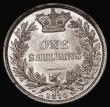 London Coins : A175 : Lot 2764 : Shilling 1870 ESC 1320, Bull 3038, Die Number 12, AU/GEF with some light contact marks and small edg...