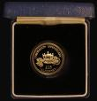 London Coins : A175 : Lot 627 : Alderney £25 Gold 1993 Coronation 40th Anniversary, Reverse: Royal Carriage, KM#6 Gold Proof F...