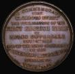London Coins : A175 : Lot 826 : First English Bible, Tercentenary 1835 44mm diameter in bronze by J. Davis, Eimer 1283, BHM 1691, Ob...